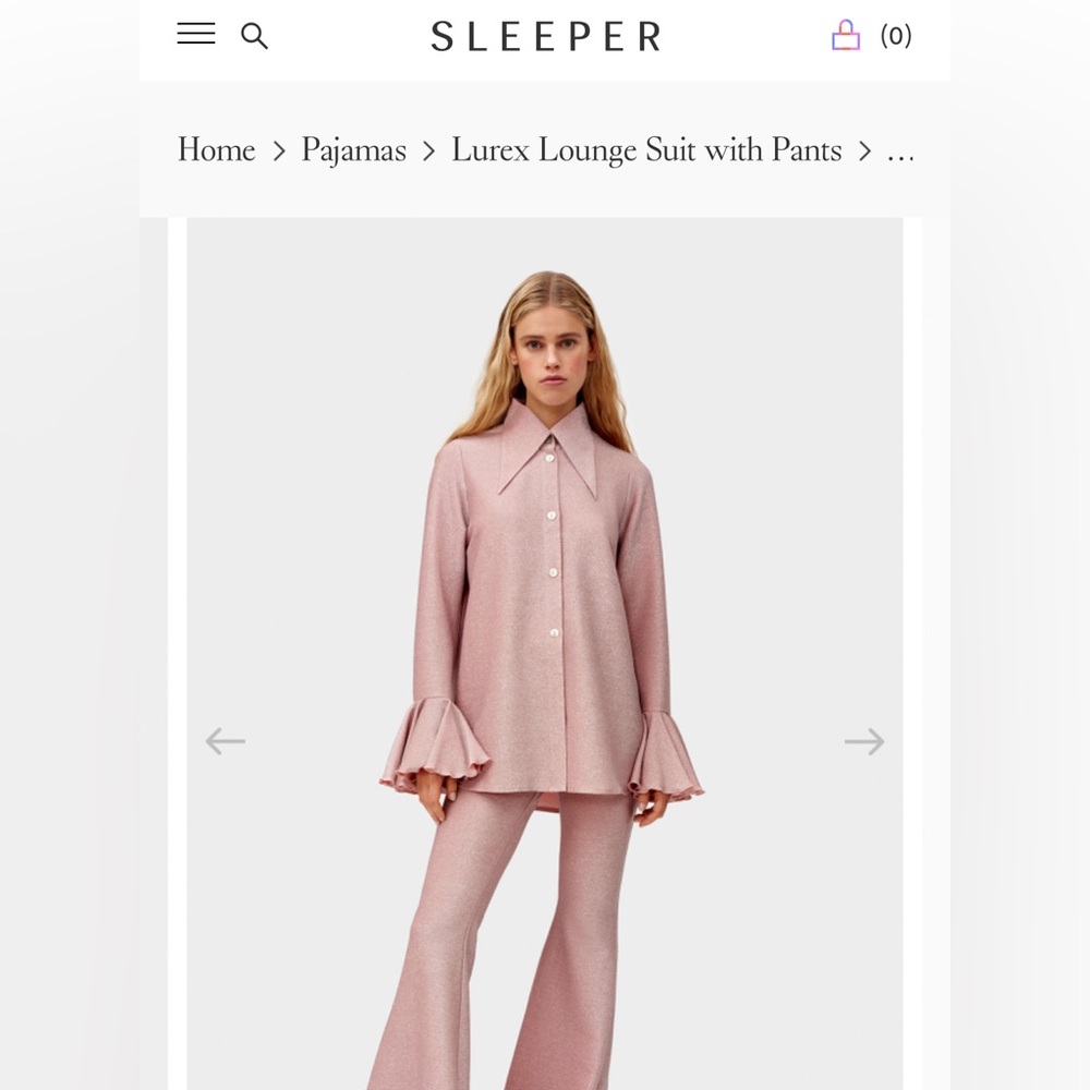 Sleeper Venera Lurex Lounge Suit